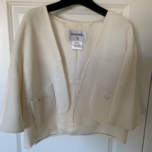 Genuine CHANEL light weight sweater jacket